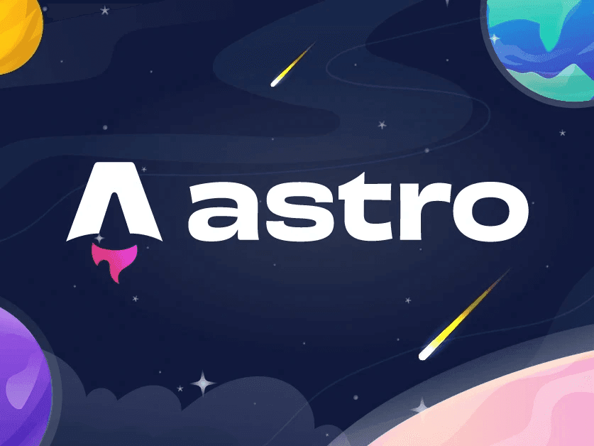 El logotipo completo de Astro